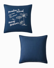 Paradise Found Navy Decorative Pillow - Indigo