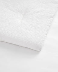 Pebble Texture Reversible 3-Piece Full/Queen Comforter Set - White