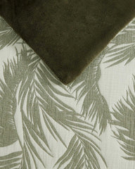 Canyon Palms Throw Blanket - Dark Olive