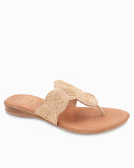 André Assous Nikky Raffia Featherweights Sandals - Natural