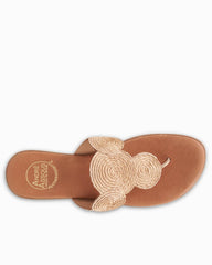 André Assous Nikky Raffia Featherweights Sandals - Natural