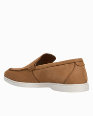André Assous Maccan Tan Suede Loafers - Tan