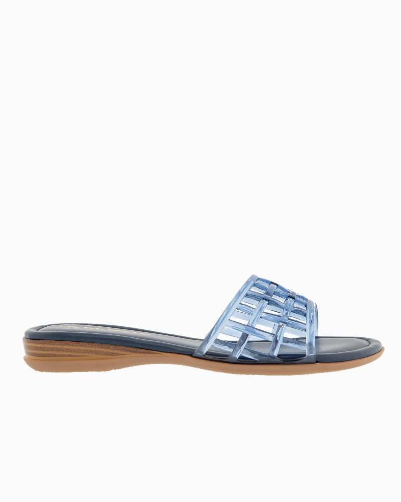 André Assous Nabil Jelly Sandals - Navy