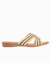 André Assous Nade Sandals - Natural/Black
