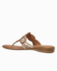 André Assous Nikky Raffia Featherweights Sandals - Cuero Multi
