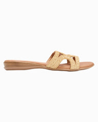 André Assous Nira Featherweights Sandals - Natural Raffia