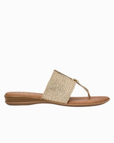 André Assous Nice Woven Featherweights Sandals - Platino