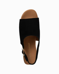 André Assous Oona Suede Clogs - Black