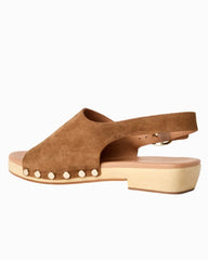 André Assous Oona Suede Clogs - Cuero