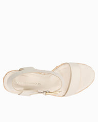 André Assous Taliah Bone Wedges - Bone