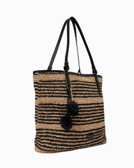 André Assous Carina Tote - Natural/Black