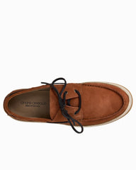 André Assous Allen Brick Suede Boat Shoes - Brick