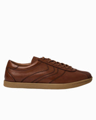 André Assous Manuel Leather Lace-Up Shoes - Cognac