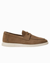 André Assous Ricardo Mink Suede Loafers - Mink