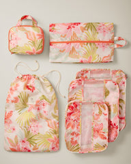 Spartina Green Tropical Packing Cube 6-Piece Set - Castillo Tropical