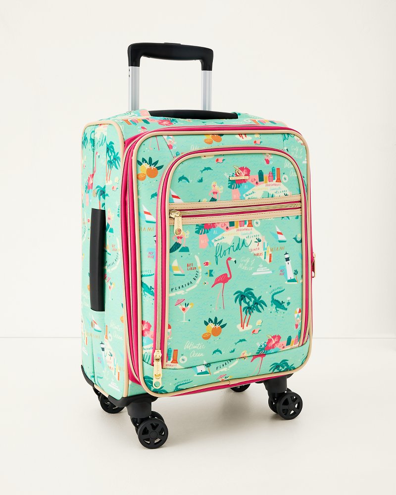 Spartina Destination Florida 20-Inch Rolling Suitcase - Florida
