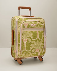 Spartina Green Tropical 20-Inch Expandable Rolling Suitcase - Castillo Green Palms