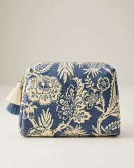 Spartina Flagler Blue Large Cosmetic Pouch - Flagler Blue