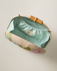 Spartina Minaudiere Seawall Bird Clutch - Light Beige