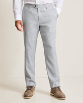 Big & Tall Latigo Beach Linen-Blend Flat-Front Pants - Bala Shark
