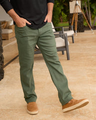 Big & Tall Boracay Traveler 5-Pocket Pants - Palm Moss