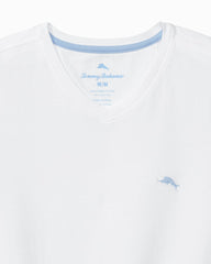Big & Tall New Bali Skyline V-Neck T-Shirt - White