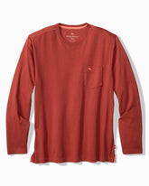Big & Tall Bali Skyline Long-Sleeve T-Shirt - Spicy Clay