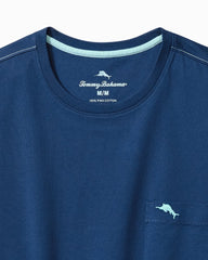 Big & Tall Bali Skyline T-Shirt - Bering Blue