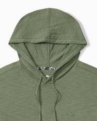 Big & Tall Bali Beach Long-Sleeve Hoodie - Dusty Sage