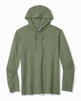 Big & Tall Bali Beach Long-Sleeve Hoodie - Dusty Sage