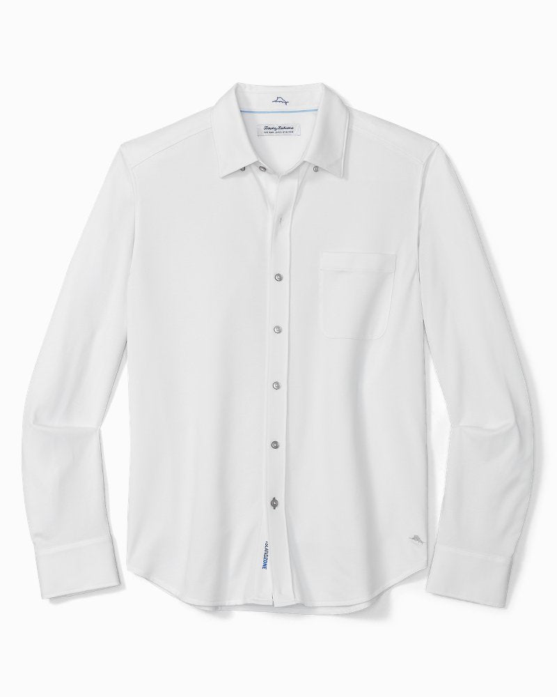 Big & Tall San Lucio Stretch Knit Shirt - White