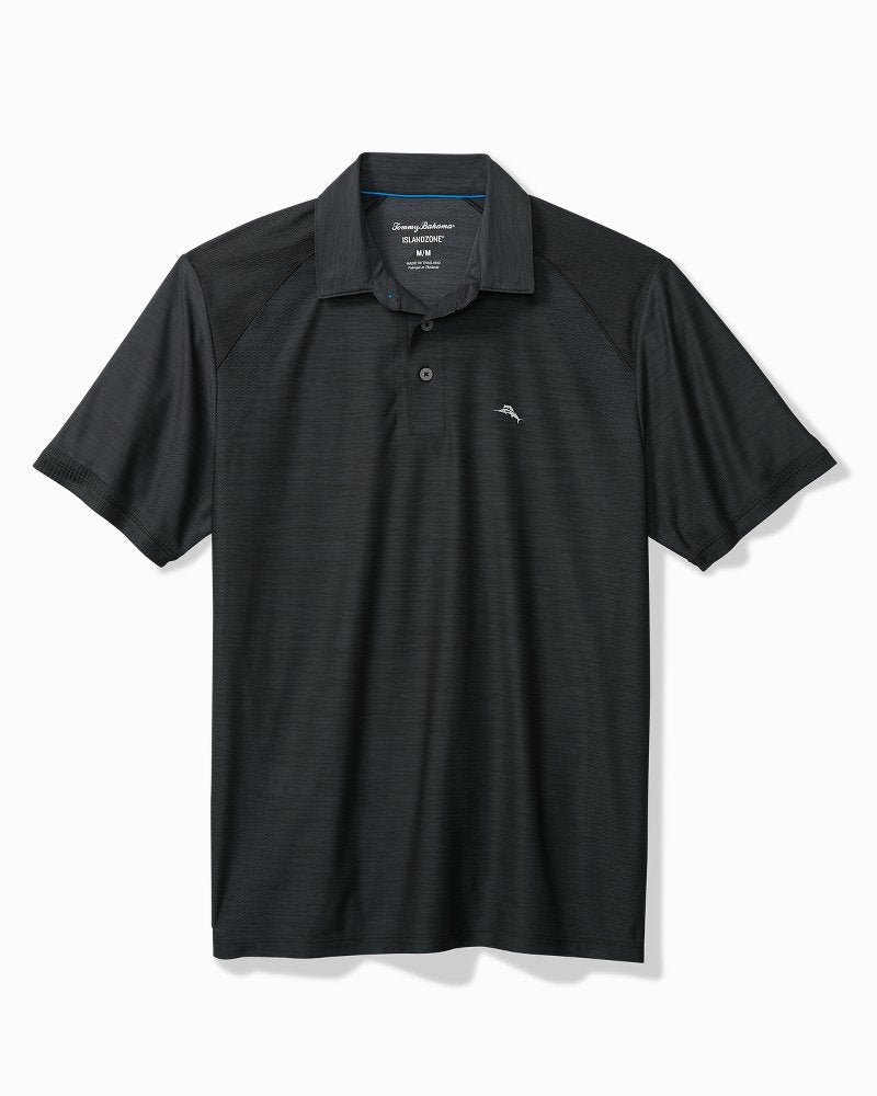 Big & Tall Palm Coast Pro IslandZone Polo - Jet Black