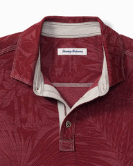 Big & Tall Santiago Paradise Polo - Maroon Berry