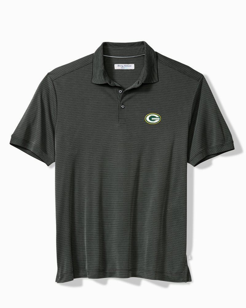 Big & Tall NFL Bay Stripe IslandZone Polo - green_bay_packers