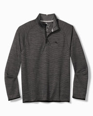Big & Tall Palm Pro Half-Zip IslandZone Sweatshirt - Black