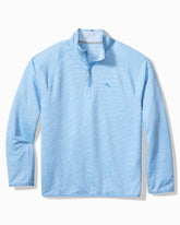 Big & Tall Palm Pro Half-Zip IslandZone Sweatshirt - Blue Expanse
