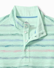 Big & Tall Minori Sands Button-Mock Sweatshirt - Pale Opal