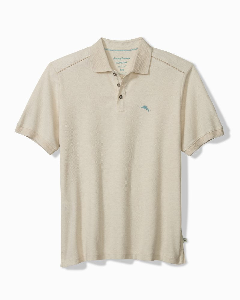 Big & Tall Emfielder Icon Polo - Coconut Heather