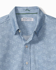 Big & Tall San Lucio Lotus Stretch Knit Shirt - Stellar Sapphire