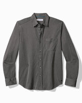 Big & Tall San Lucio Sol Stripe Stretch Knit Shirt - Coal