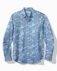 Big & Tall San Lucio Gardenia Stretch Knit Shirt - Jodhpur Blue