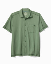Big & Tall Costa Wave IslandZone Camp Shirt - Dusty Sage