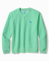 Big & Tall Montego Beach Abaco Sweatshirt - Light Neptune Green