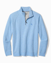 Big & Tall North Port Half-Zip Sweatshirt - Big Sky Blue Heather