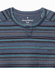 Big & Tall San Felipe Stripe Baja Abaco Sweater - Coastline