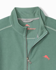 Big & Tall Montego Beach Full-Zip Sweatshirt - Dark Spa