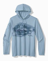 Big & Tall Azul Haze Lux Hoodie - Silvery Blue