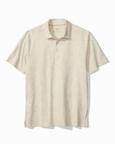 Big & Tall Palisades Paisley Polo - Oyster
