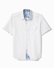 Big & Tall San Lucio Valega Happy Hour Stretch Knit Shirt - White