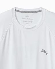Big & Tall Chill Time Bay IslandZone Long-Sleeve Rash Guard - Bright White